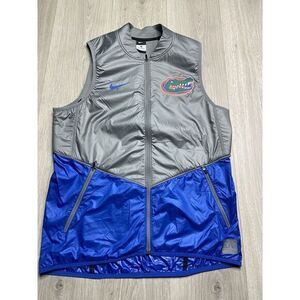 Florida Gators UF Nike Men Medium Blue Hyper Elite Game Windbreaker Run Football
